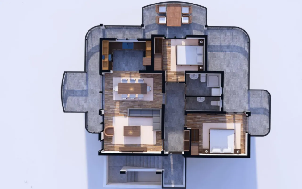 Sale, two bedroom apartment, 134m², Šušanj, Bar