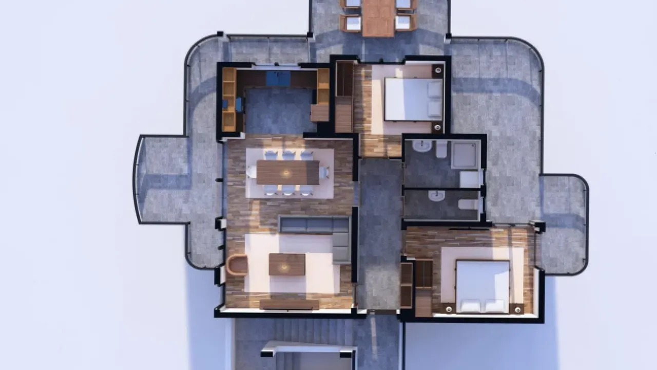 Sale, two bedroom apartment, 134m², Šušanj, Bar