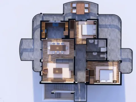 Sale, two bedroom apartment, 134m², Šušanj, Bar - image 1