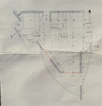 Arhitektonski plan stana sa rasporedom prostorija i dimenzijama. - image 6