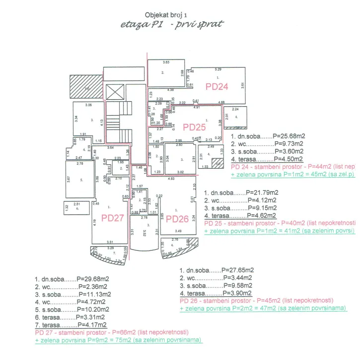 Sale, one bedroom apartment, 41m², Bečići, Budva