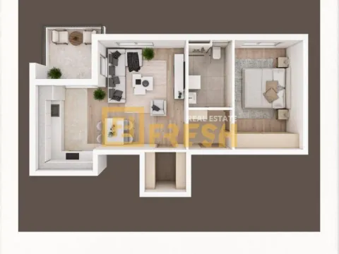 Prodaja, jednosoban stan, 51m², Zabjelo, Podgorica - image 3