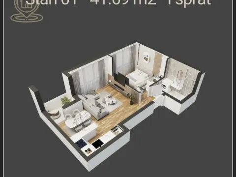 Prodaja, dvosoban stan, 42m², Adice, Novi Sad Sve Podlokacije