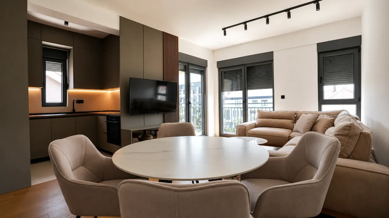 Rent, one bedroom apartment, 47m², Nova Dalmatinska, Podgorica
