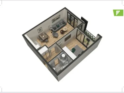 Sale, one bedroom apartment, 48m², Tološka šuma, Podgorica - image 4