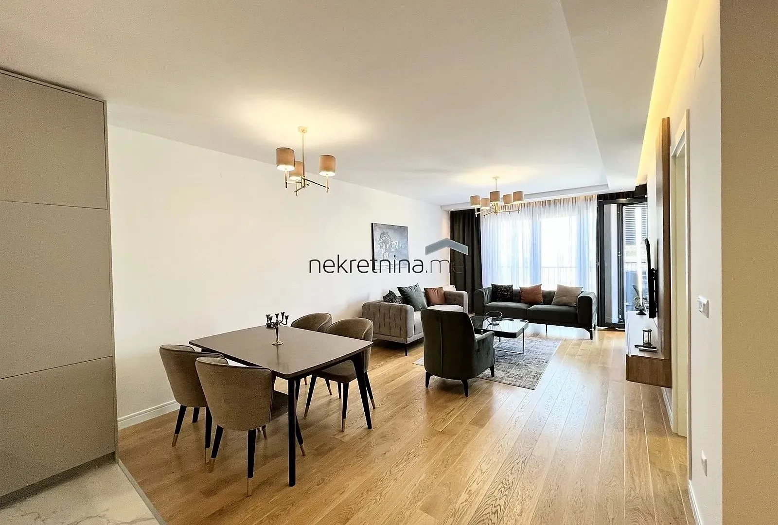 Rent, one bedroom apartment, 57m², Kod Capital Plaze, Podgorica