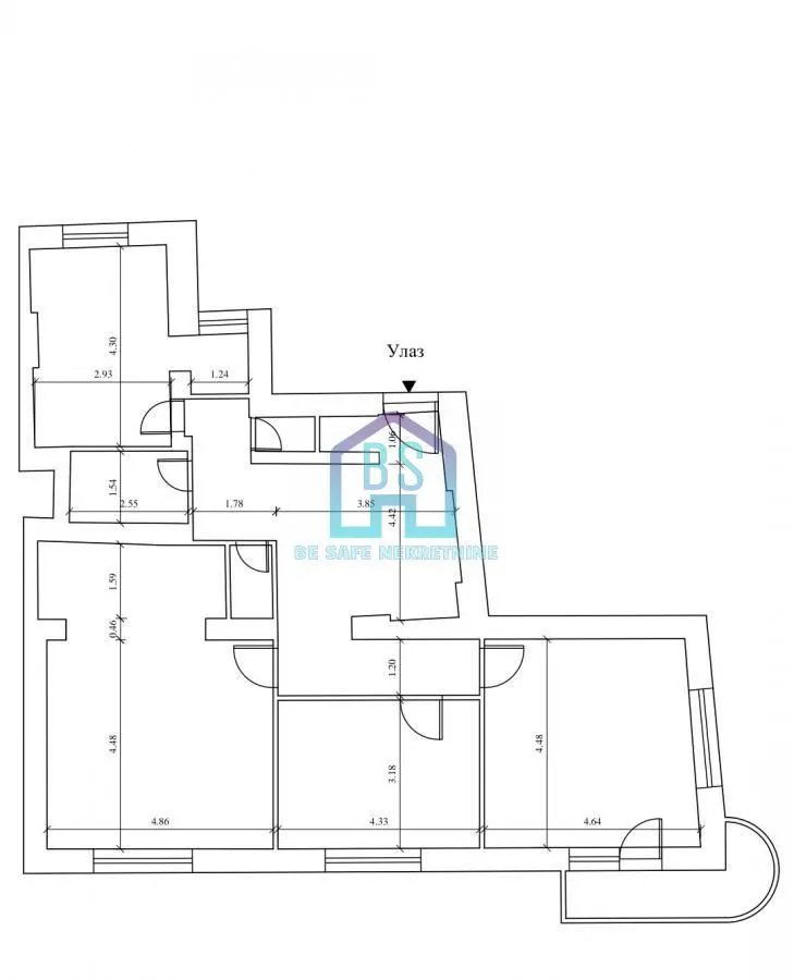 Prodaja, trosoban stan, 112m², Stari grad, Novi Sad