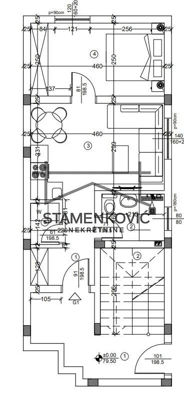 Prodaja, dvosoban stan, 38m², Adice, Novi Sad Sve Podlokacije