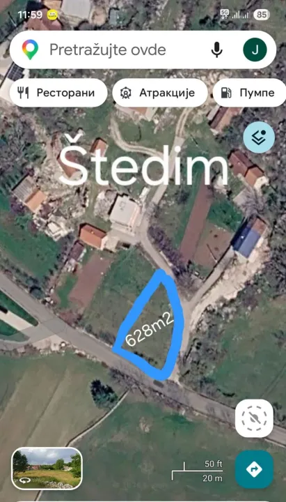 Prodaja, plac, 628m², Štedim, Nikšić