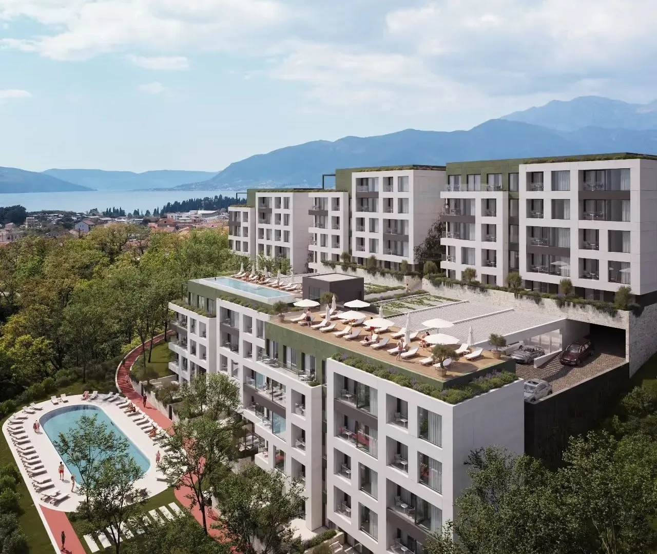 Prodaja, jednosoban stan, 41m², Mrčevac, Tivat