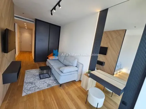 Izdavanje, jednosoban stan, 40m², Novi Beograd Blok 65, Novi Beograd Sve Podlokacije