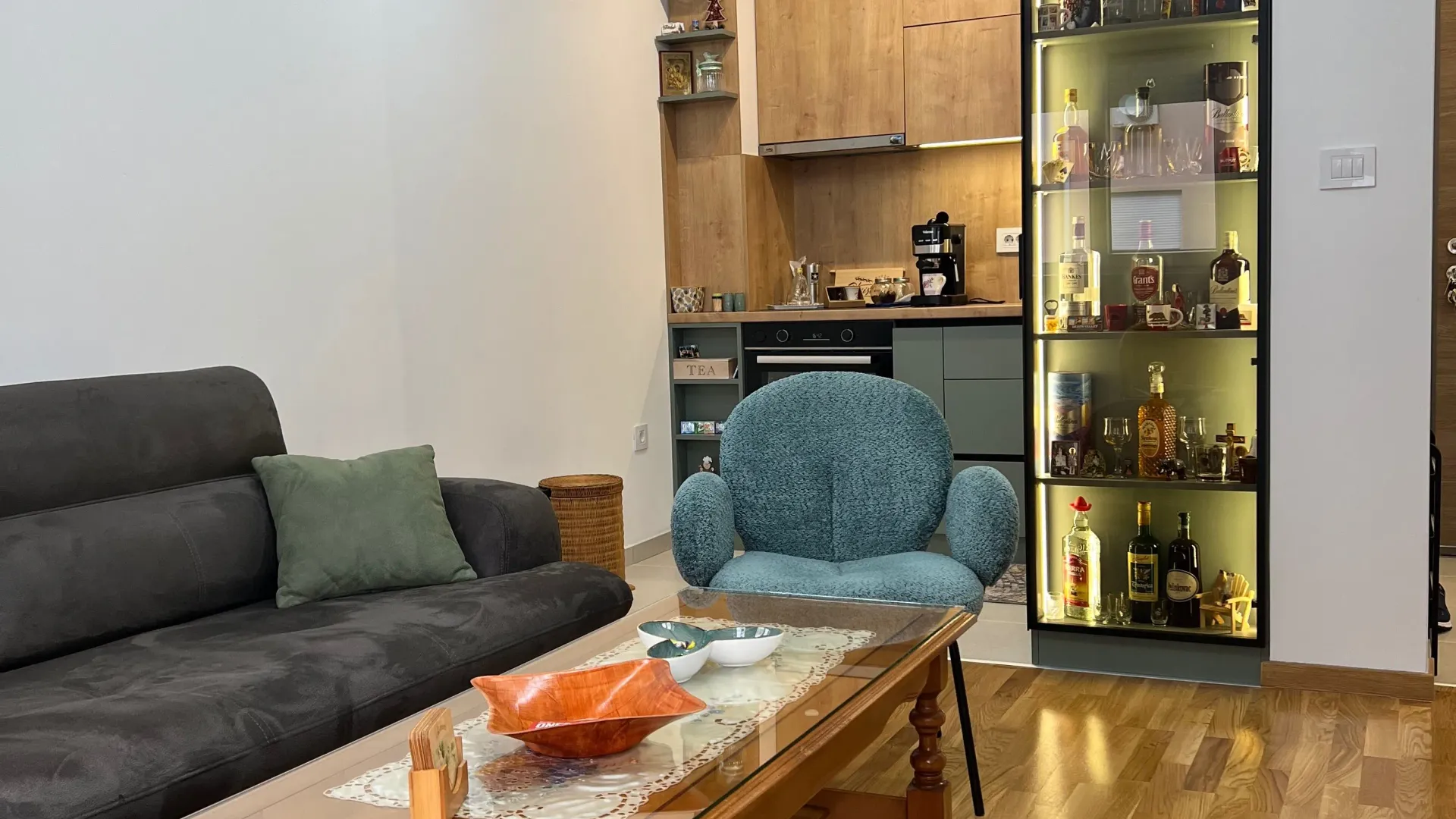 Rent, one bedroom apartment, 40m², Zabjelo, Podgorica