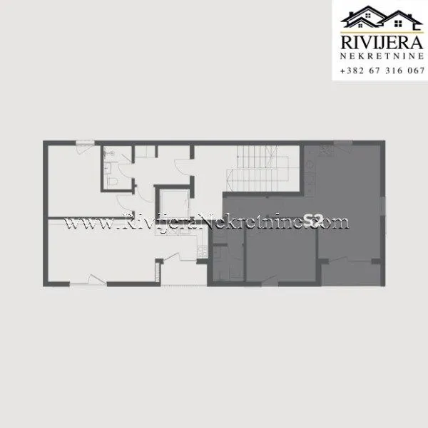 Prodaja, jednosoban stan, 48m², Tivat, Crna Gora