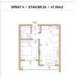 Prodaja, jednosoban stan, 48m², Pinješ, Ulcinj - image 11