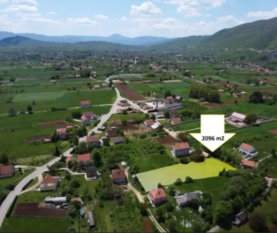 Prodaja, plac, 2096m², Gornje Polje, Nikšić