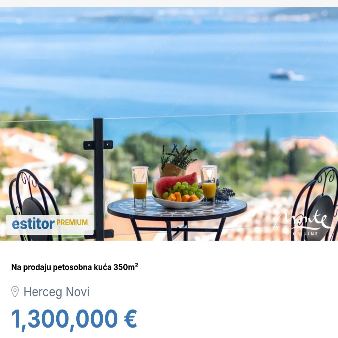 Prodaja, kuća, 350m², Herceg Novi, Crna Gora