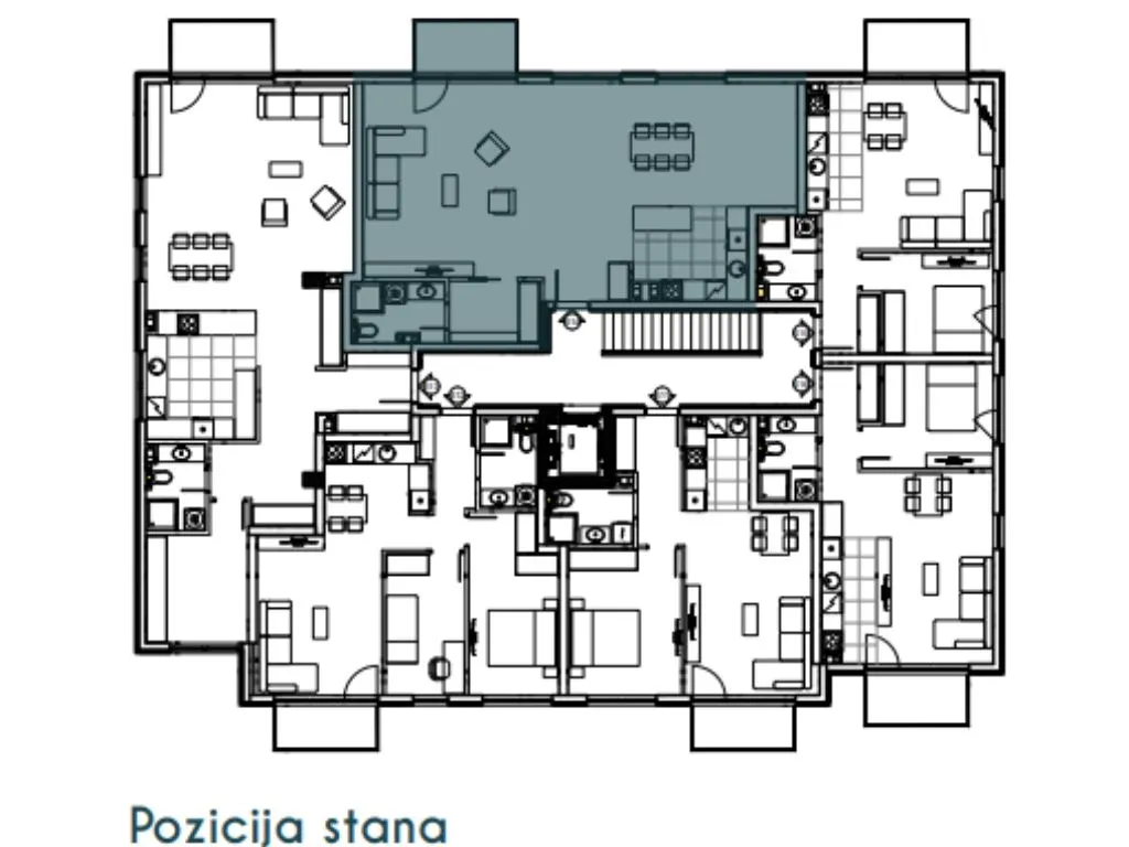 Prodaja, jednosoban stan, 84m², Altina, Beograd