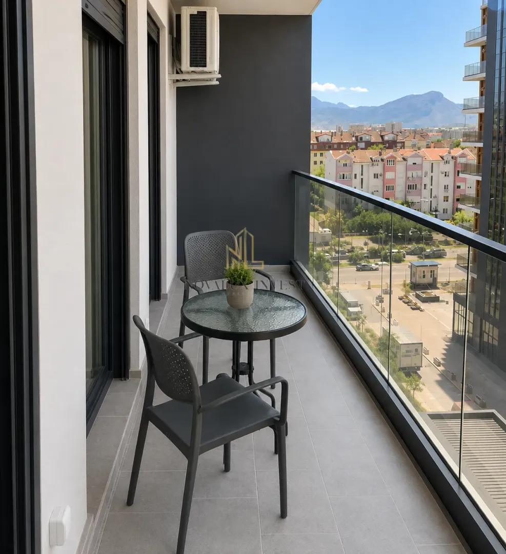Rent, two bedroom apartment, 64m², Stari Aerodrom, Podgorica