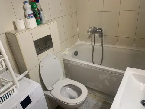 Kupatilo sa kadom, toaletom i veš mašinom. - image 20