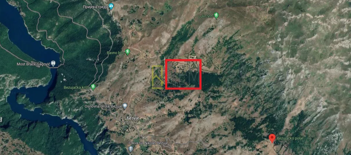 Sale, land lot, 105m², Bezuje, Plužine