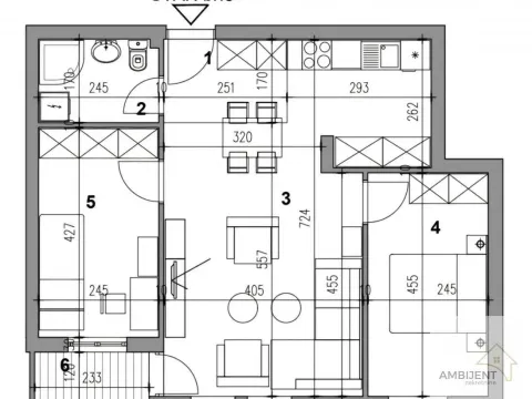 Sale, two bedroom apartment, 61m², Mirijevo Sve Podlokacije, Beograd - image 10