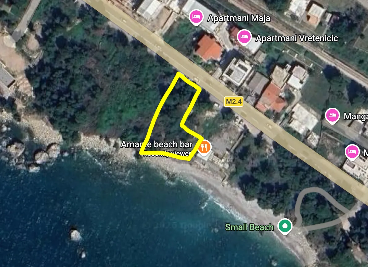 Prodaja, plac, 1100m², Šušanj, Bar