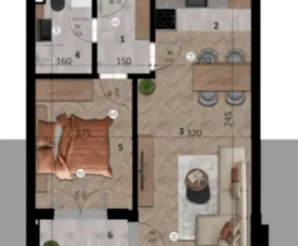 Prodaja, jednosoban stan, 44m², Bar, Crna Gora - image 4