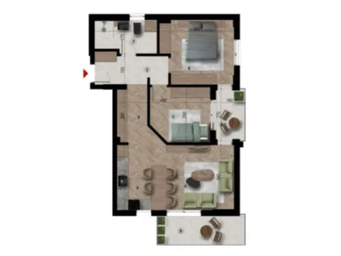 Prodaja, dvosoban stan, 70m², Šušanj, Bar - image 2