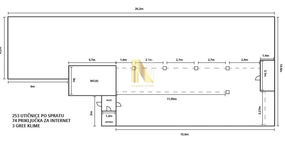 Rent, office space, 268m², Bulevar Oslobodjenja, Novi Sad Sve Podlokacije