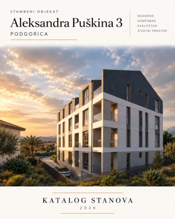 Sale, one bedroom apartment, 45m², Stari Aerodrom, Podgorica