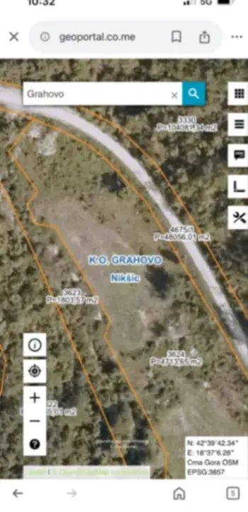 Prodaja, plac, 218000m², Grahovo, Nikšić