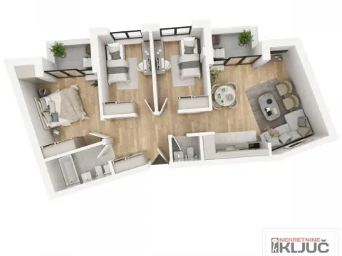 Prodaja, četvorosoban stan, 81m², Podbara, Novi Sad Sve Podlokacije