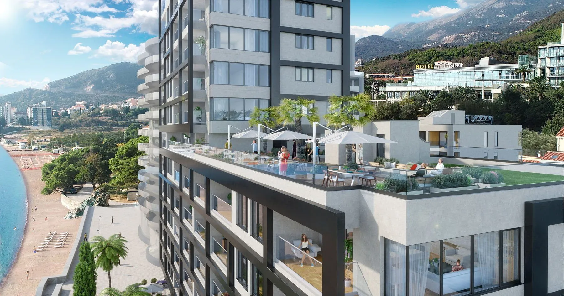 Sale, apartment, 52m², Bečići, Budva