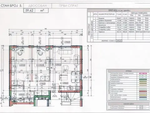 Sale, two bedroom apartment, 60m², Voždovac Sve Podlokacije, Beograd - image 4