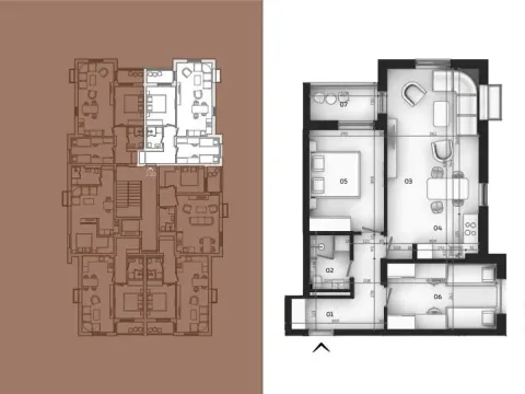 Prodaja, dvosoban stan, 63m², Tološi, Podgorica - image 6