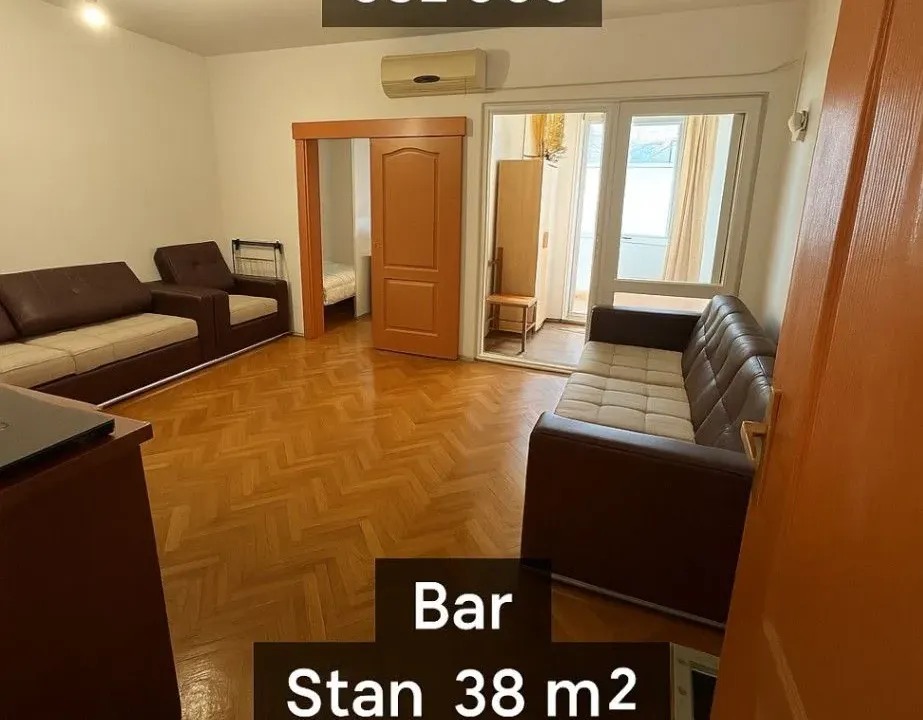 Prodaja, jednosoban stan, 38m², Zeleni Pojas, Bar