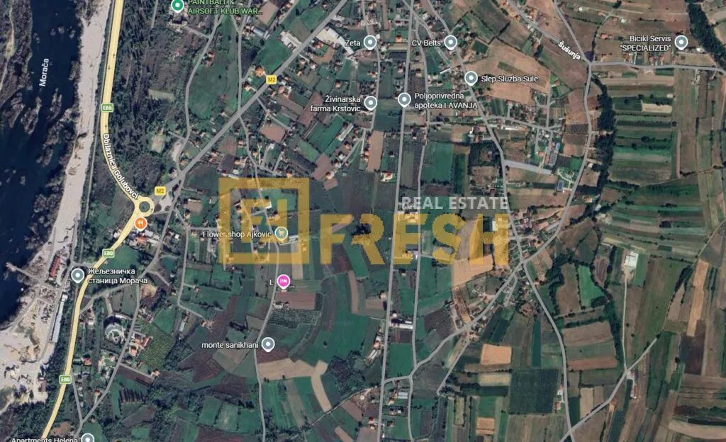 Prodaja, plac, 3780m², Zeta, Podgorica