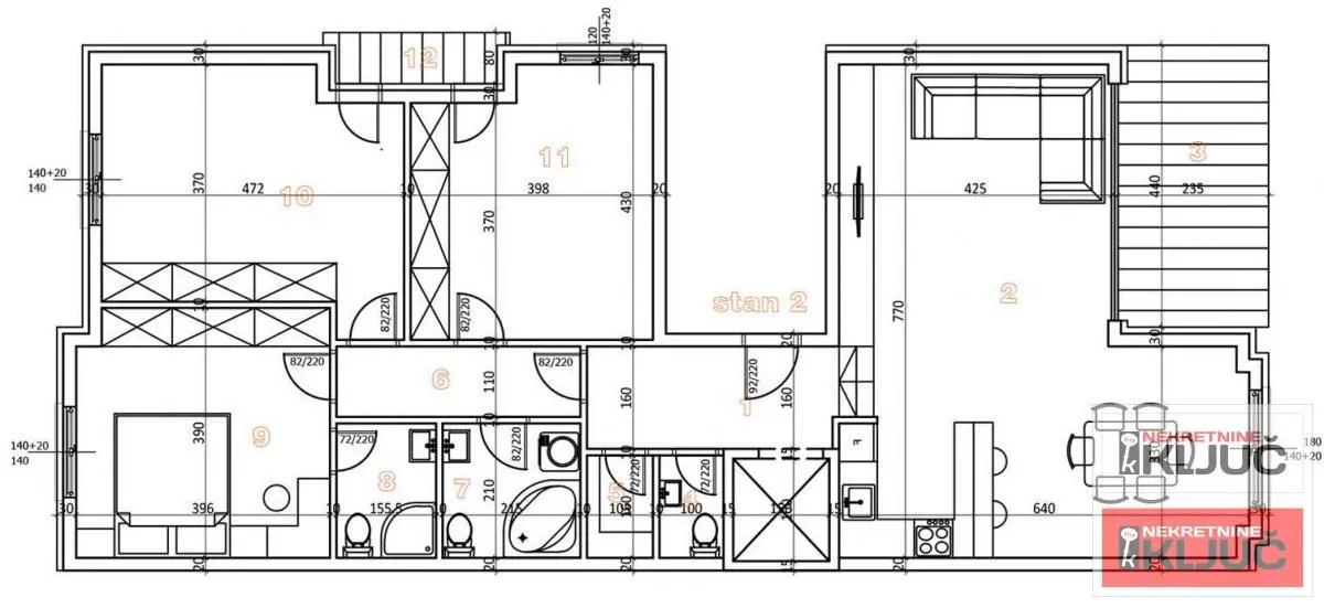 Prodaja, četvorosoban stan, 116m², Telep, Novi Sad Sve Podlokacije