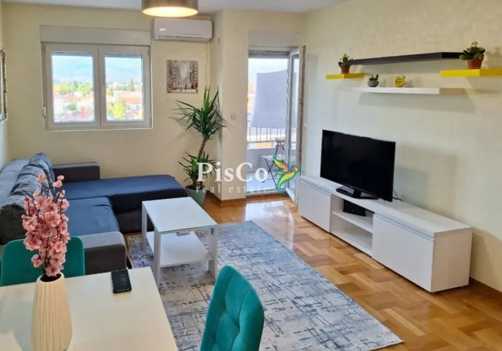 Izdavanje, jednosoban stan, 43m², Stari Aerodrom, Podgorica