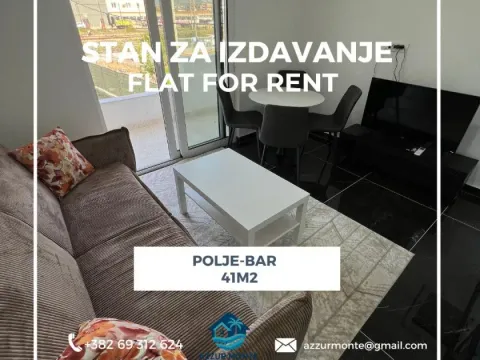 Rent, apartment, 41m², Polje, Bar