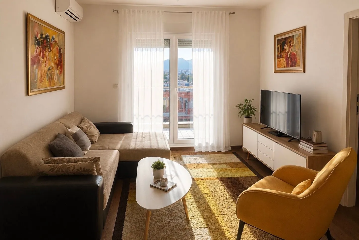 Izdavanje, jednosoban stan, 48m², Zabjelo, Podgorica
