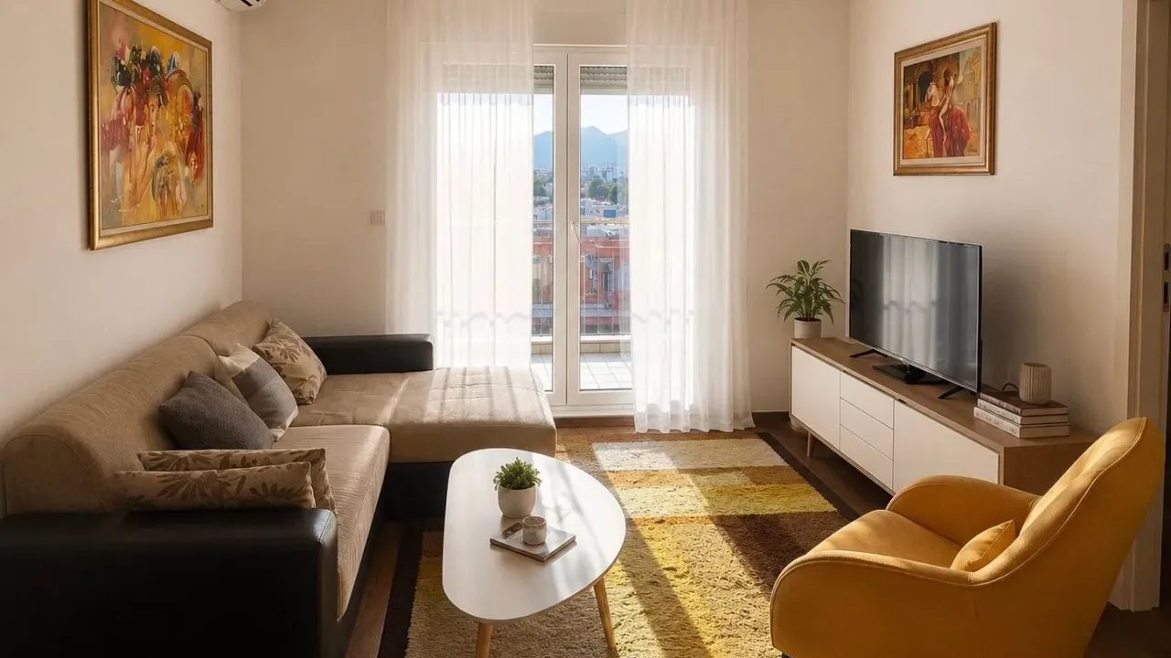 Rent, one bedroom apartment, 48m², Zabjelo, Podgorica