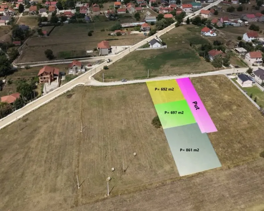 Sale, land lot, 692m², Kličevo, Nikšić