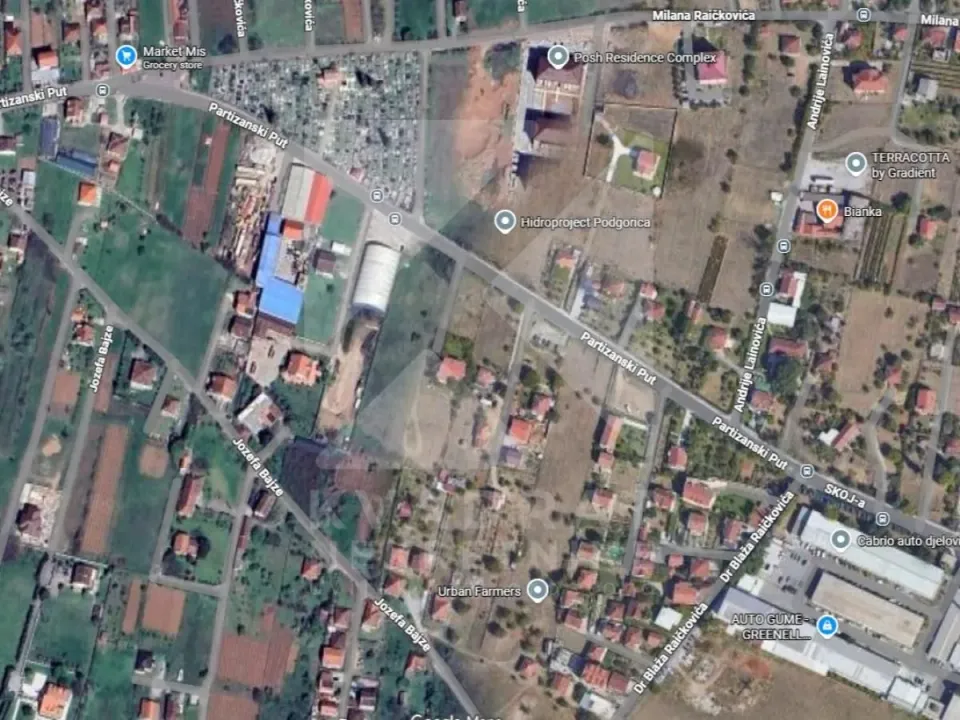 Rent, land lot, 394m², Tološi, Podgorica