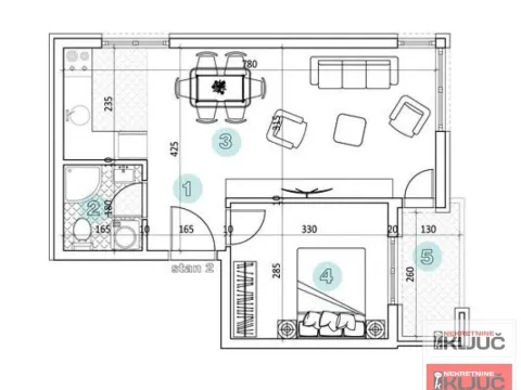 Prodaja, dvosoban stan, 41m², Petrovaradin, Novi Sad - image 2