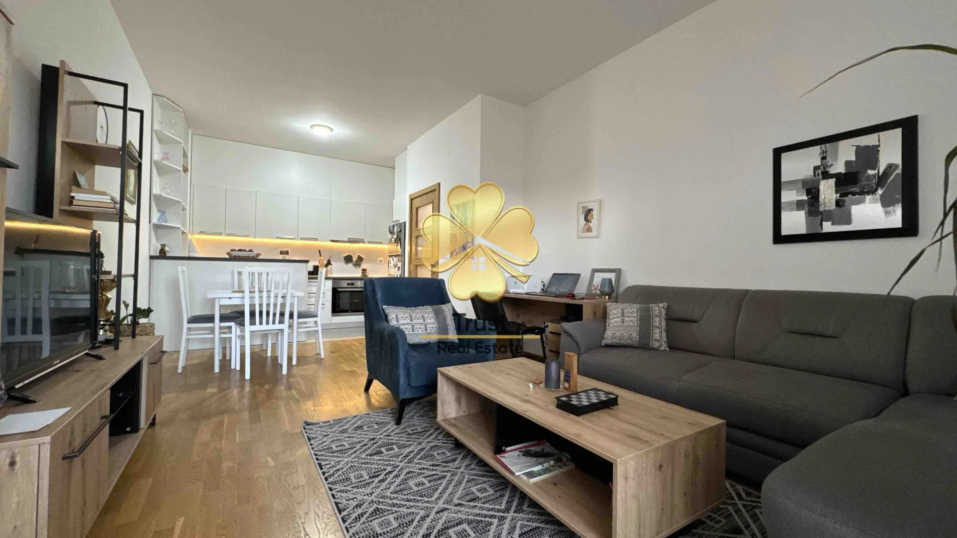 Rent, one bedroom apartment, 50m², Stari Aerodrom, Podgorica