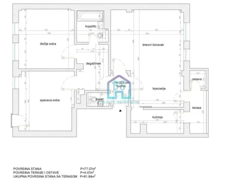 Sale, three bedroom apartment, 80m², Šonsi, Novi Sad Sve Podlokacije - image 16