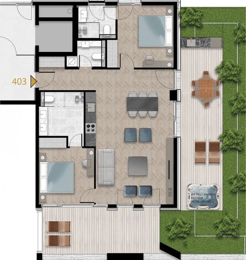 Prodaja, dvosoban stan, 158m², Tivat, Crna Gora