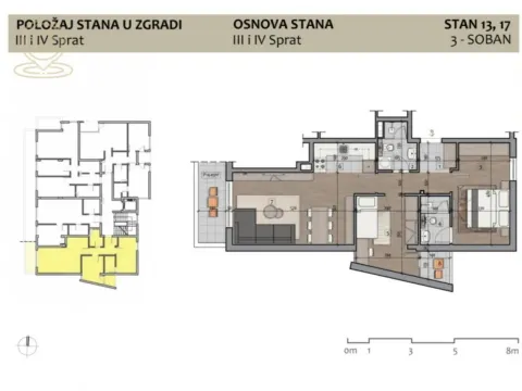 Sale, three bedroom apartment, 61m², Medijana, Niš - image 5