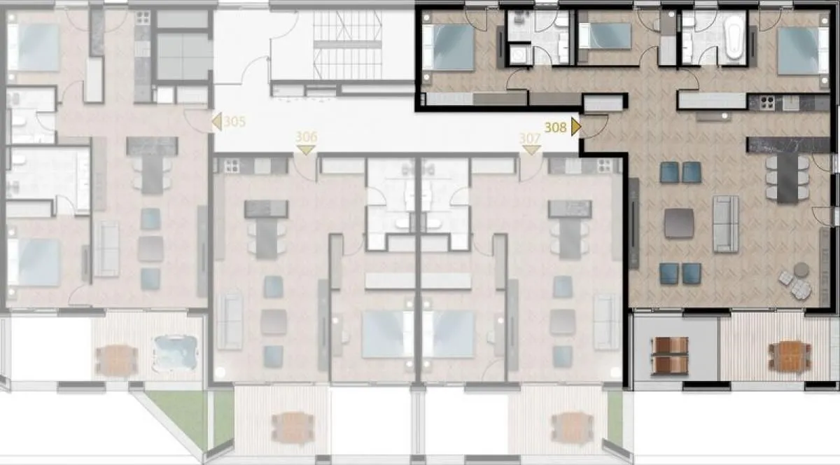 Prodaja, trosoban stan, 146m², Tivat, Crna Gora